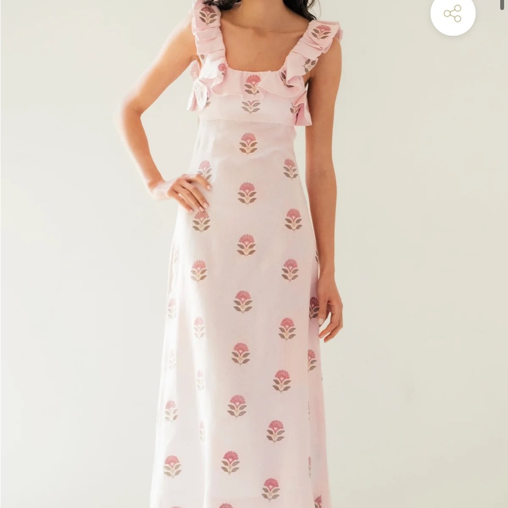 Rosewater House Malika Dress - Pink & Pink